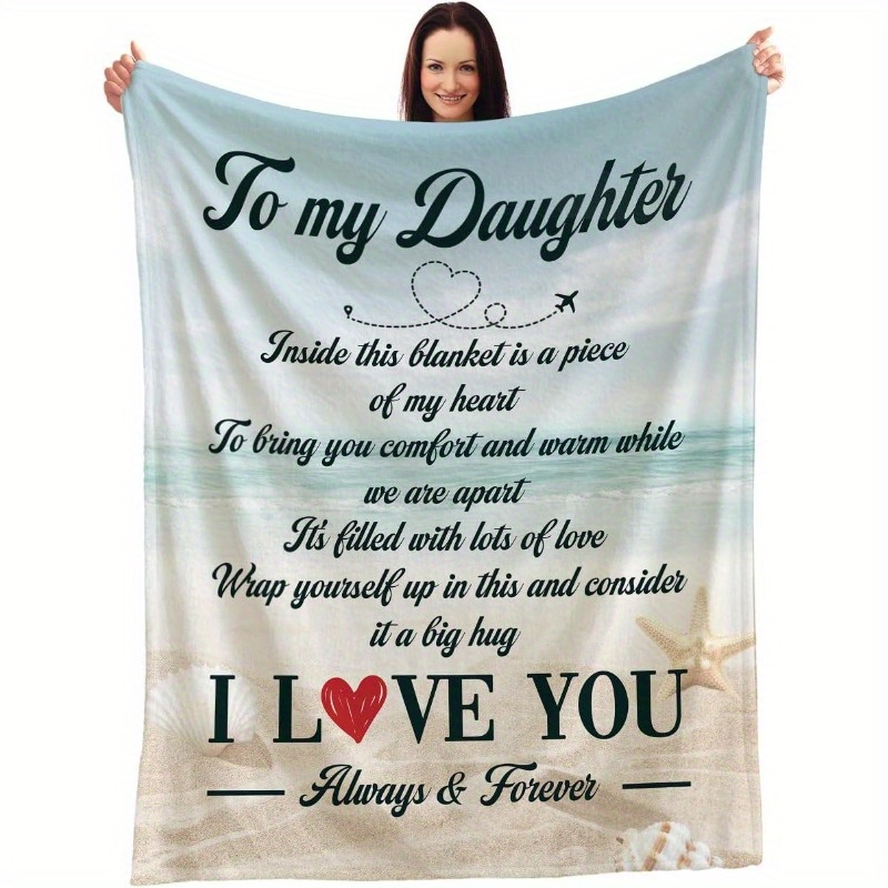 

1pc, 51.2x59.1 , Polyester Fleece Blanket, "to My " , , And -tear, , For And