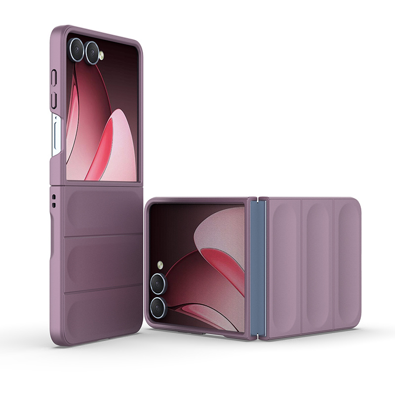 TEMU Phone Case - Suitable For Z Flip 7 Phone Case Foldable Screen New Full Coverage Anti-drop Matte Zflip6/5/4/3 Protective Cover Ultra-thin Shell