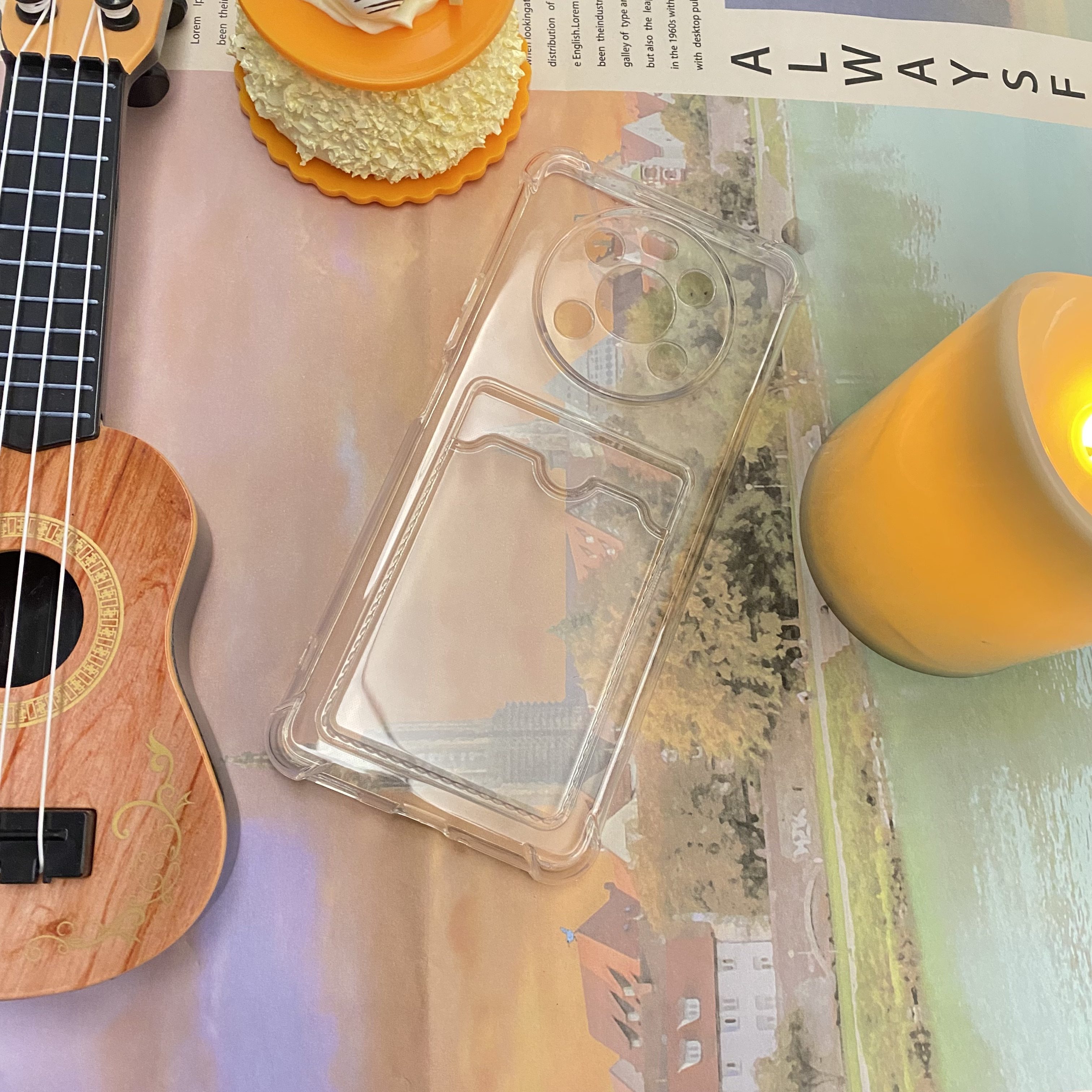 TEMU Phone Case: Minimalist Card Holder, Soft -corner Card Sleeve For Cards And Bank Cards, Options, High Quality, Compatible With Honor Lite/magic6