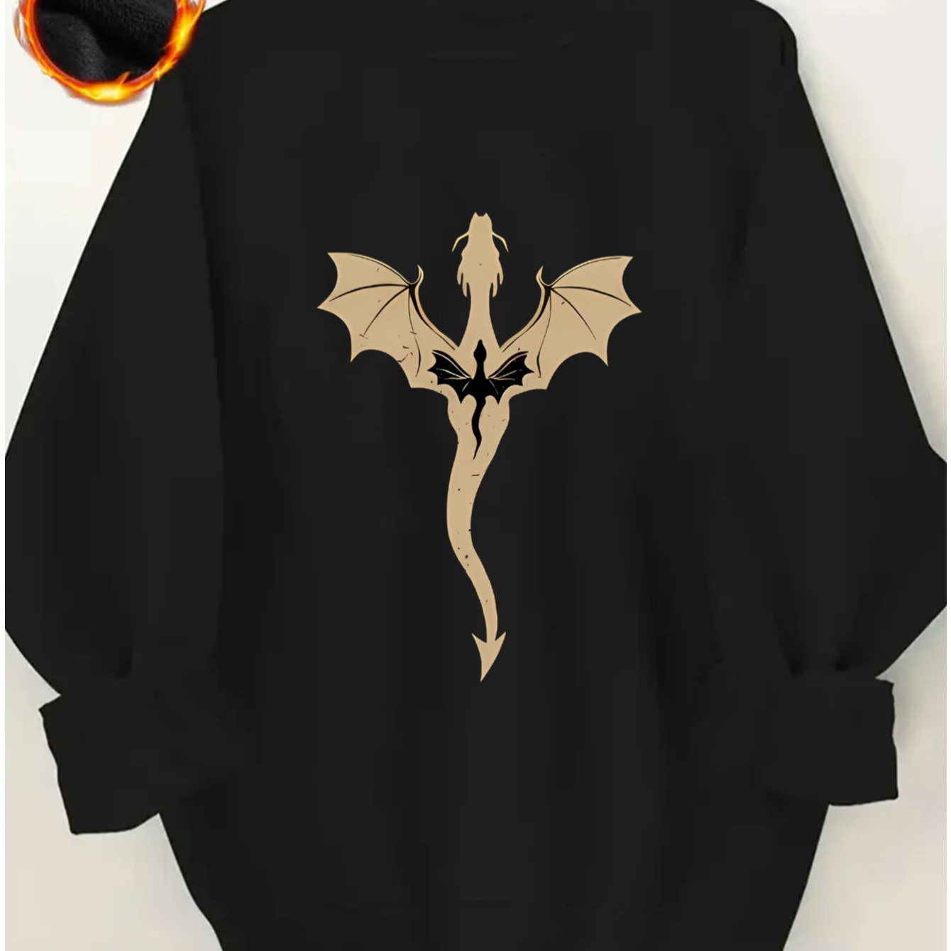 sweatshirt dragon sold on Temu United States