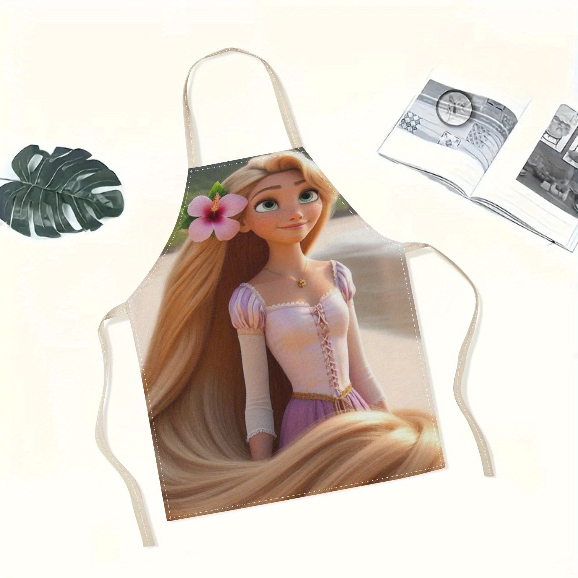 disney   cartoon waterproof apron - vibrant, stylish &   polyester with  , ideal for hotels, supermarkets, restaurants, fruit shops, milk tea stands & home use details 0