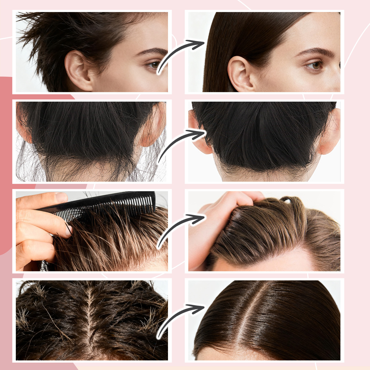 Non-Greasy 24-Hour Strong Hold Hair Wax Stick