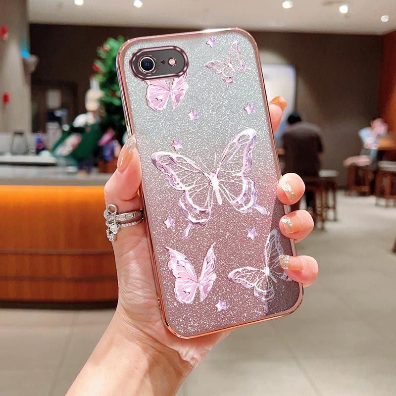 TEMU Phone Case: Shining For Iphone 8 Shockproof Comfortable Feel Design Ideal For Fashion 8