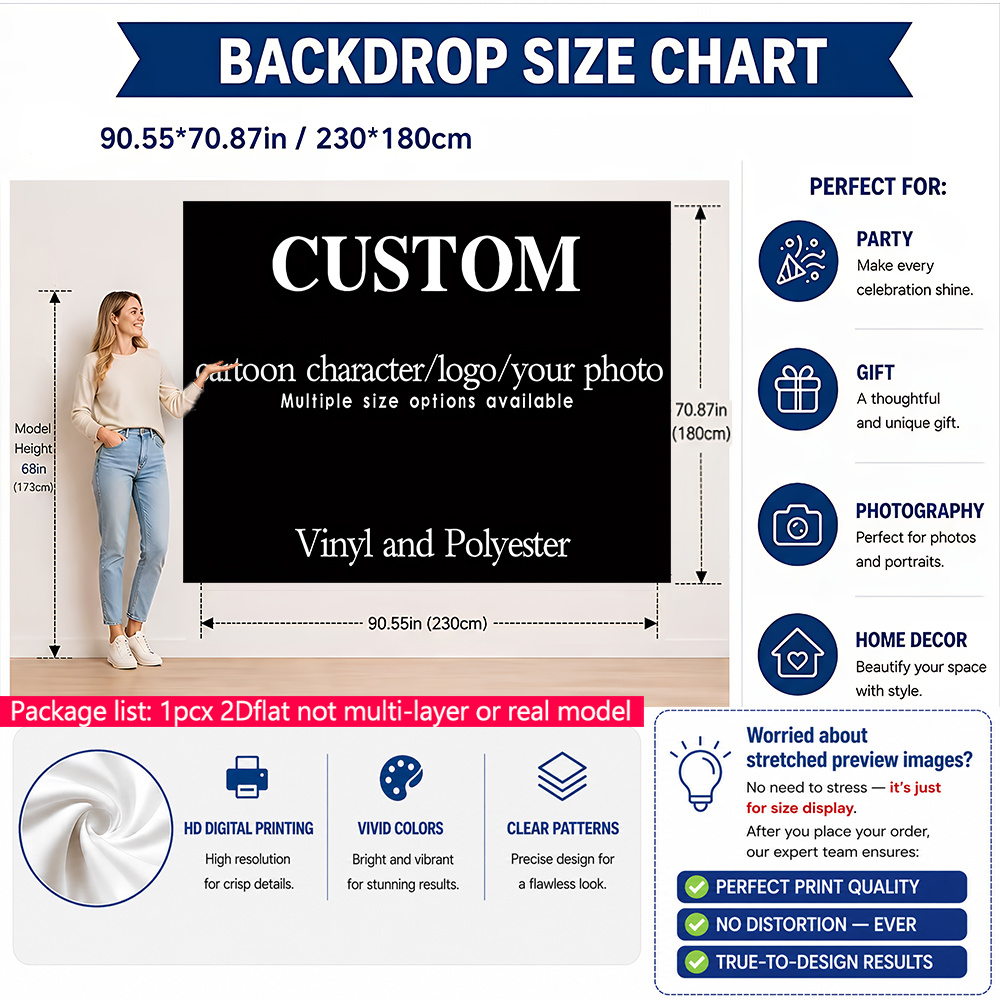 Personalized Party Banner with Custom Photos and Text