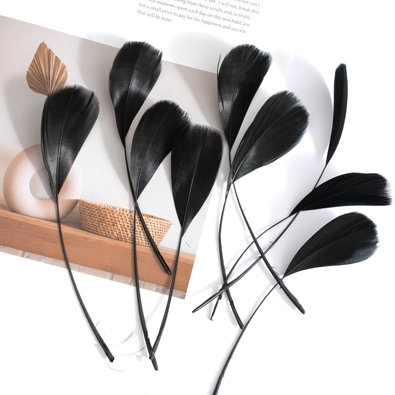 TEMU Plumes artificielles simulées, fleurs de plumes faites à , accessoires de vêtements, artisanat, matériaux décoratifs (12 pièces)