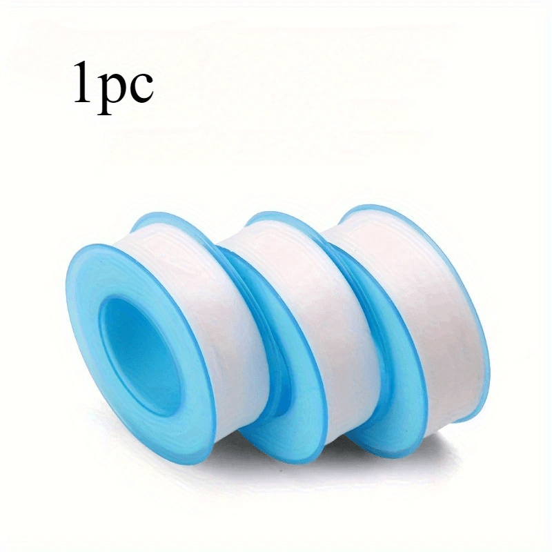 Ptfe Thread Sealing Tape - White High Quality Leak-proof Pipe Tape For Plumbing, Shower Nozzles & Water Pipes - Durable Pvc Tape For Secure Connections
