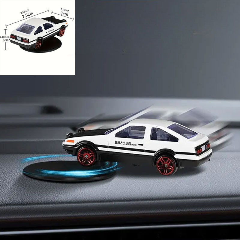 

Alloy Model For Enthusiasts - White & Black With Red Wheels, Metal Dashboard Decor, , Ideal Valentine's Day Or Party Gift, 1:5 Scale