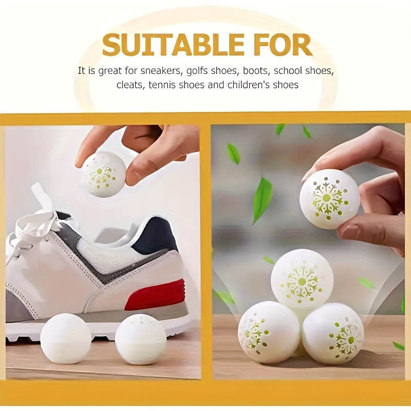 6/12pcs Odor Eliminating Scented Balls - Powerful Foot & Shoe Deodorizer - Long-Lasting Freshness for Sports, Leather Shoes, And Cabinets - Natural Fragrance, Reusable details 7