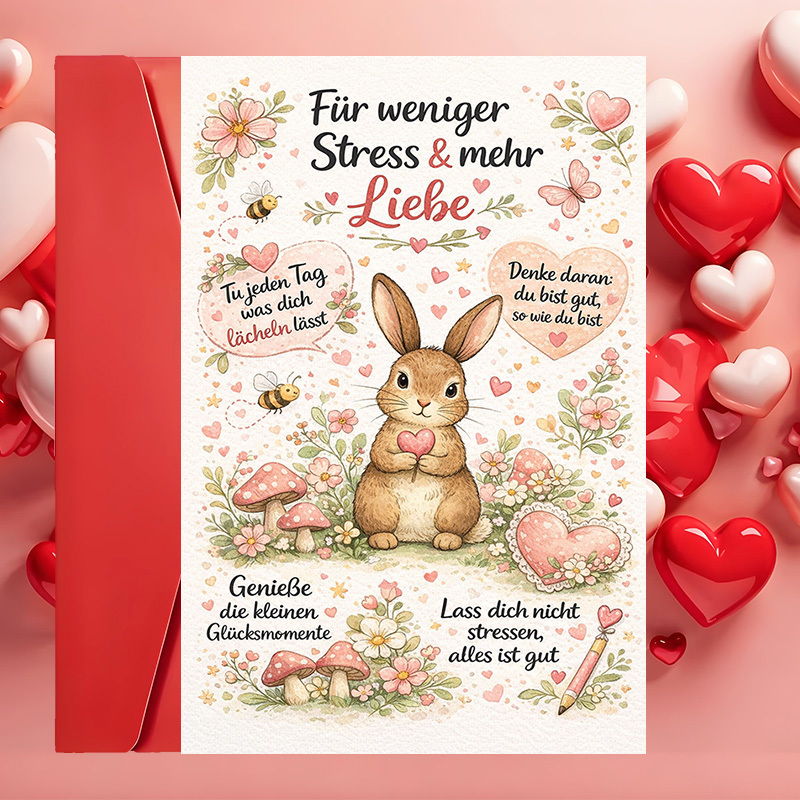 1 Greeting Card + 1 Envelopecute Greeting Card With Messages Perfect For Sending Encouragement And Or On Any Special Occasion