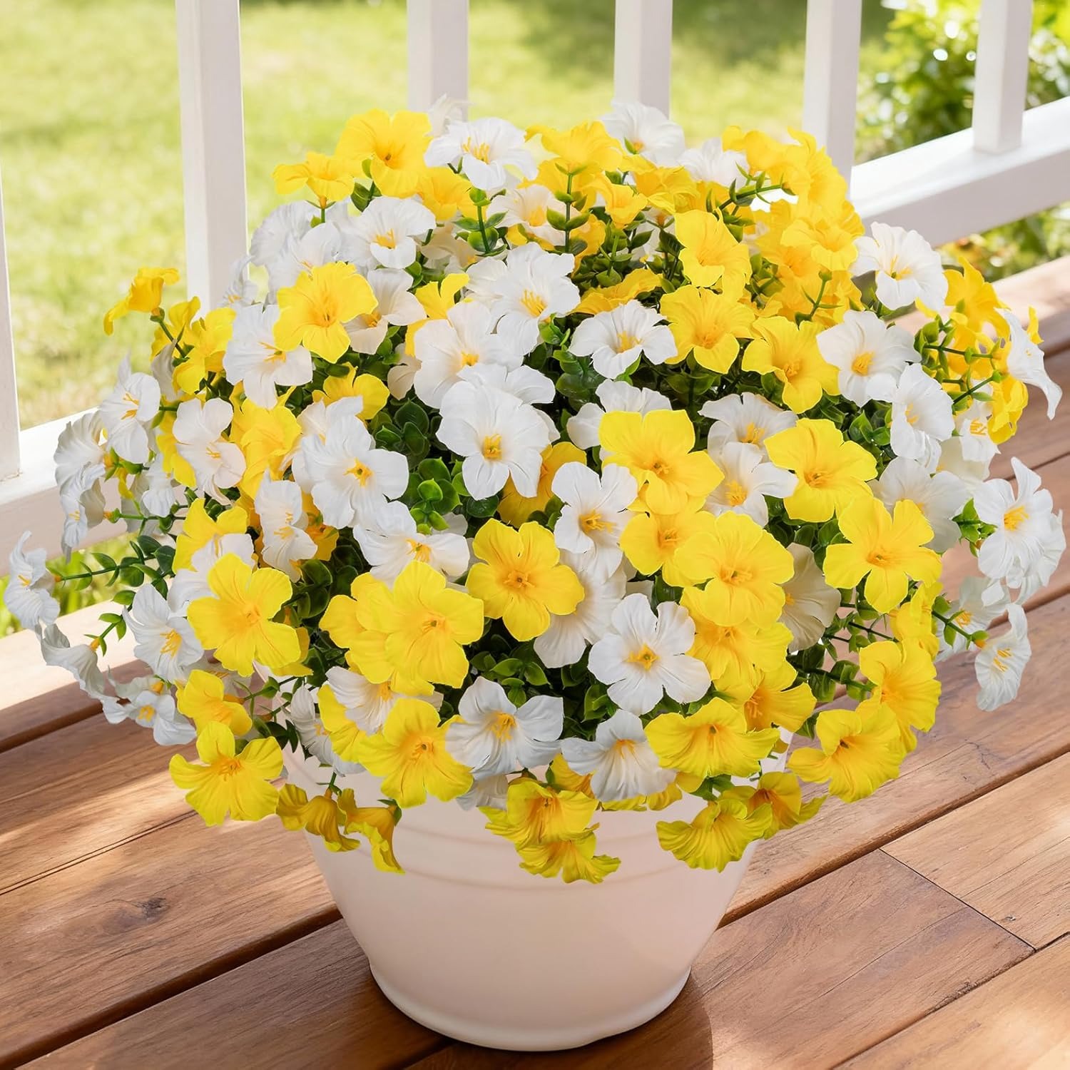 künstliche blumen im freien