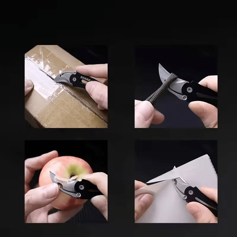 Mini Folding Pocket Knife, Lightweight and Portable with Sharp Blade