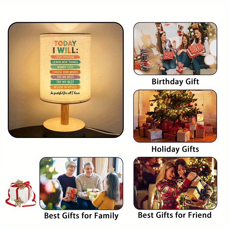 Fabric Table Lamp for Mental Health Awareness