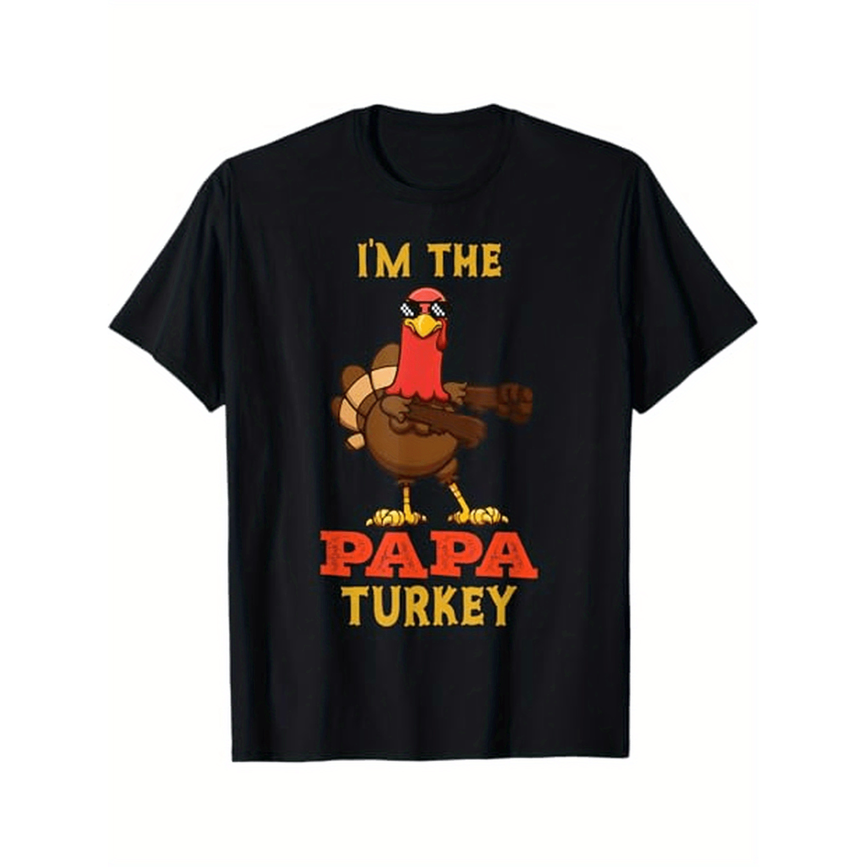 

Dad Turkey Graphic T- - For , Halloween & Christmas |, , Non-stretch