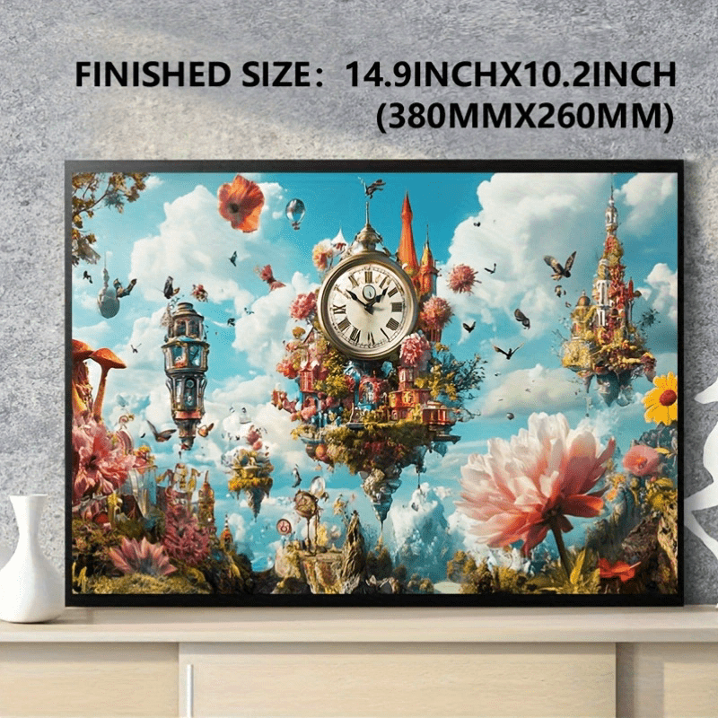 Celestial Clock Citadel Art Print 500pcs Jigsaw Puzzle