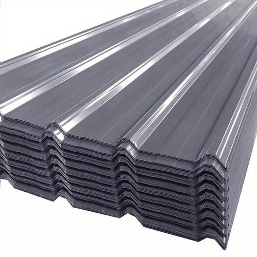 Artikelbild profilblech 12 x trapezbleche dachziegel wellblech für dach 129 x 46 cm = 7 m² metall-dachblech für carport werkzeugstall, temporär und abnehmbar