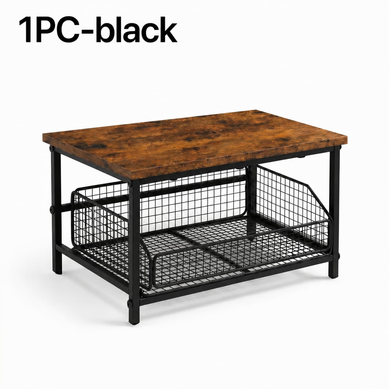 TEMU 1pc Desktop Storage Rack With Drawer, In , Bathroom/desk Organizer, Multi-functional Storage Rack, Computer Desk/study Desk Organizer, Standing