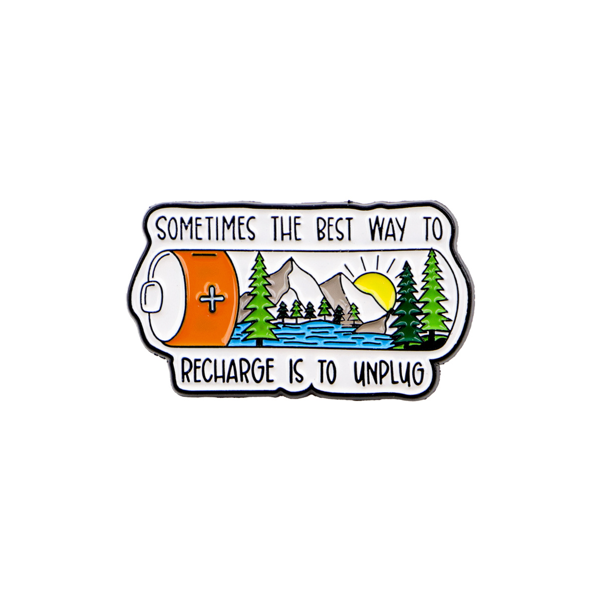 TEMU 1pc Of Enamel Pin, Adorable Lapel Pins And Badges For Backpacks, Men's Brooch, Clothing Gift, Jewelry Fashion Additions
