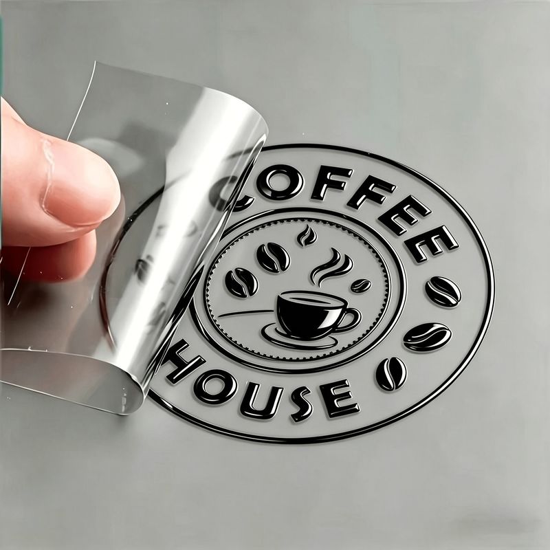 TEMU Custom Personalized Uv Transfer Stickers Diy Wear-resistant High-definition Pattern Text Transfer Label Stickers For Water Cups Stationery