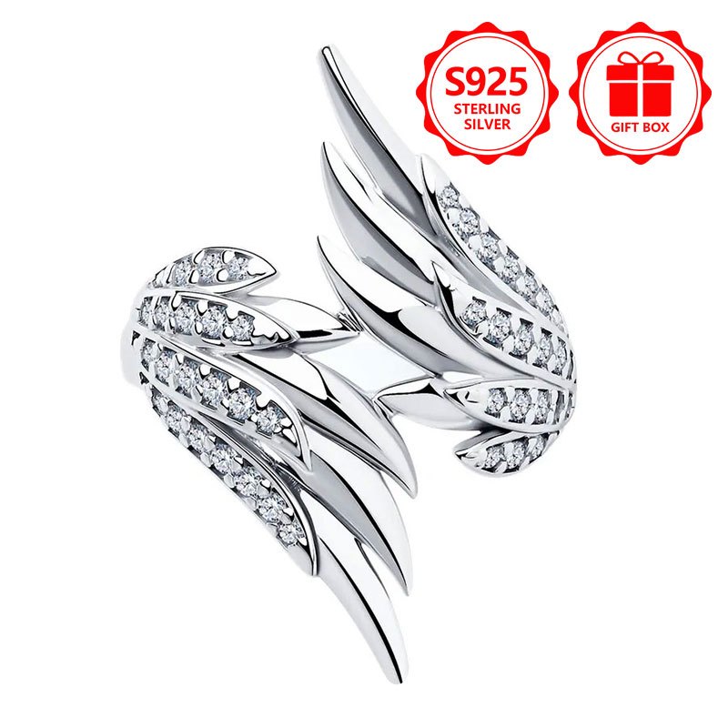Image of 925 Sterling Silver Exquisite Women's Fashion Ring, Elegant And Trendy, A High-end Women's Jewelry Ring With Great , Suitable For Vacation Trips, Daily Wear, And An Ideal Commemorative Gift For