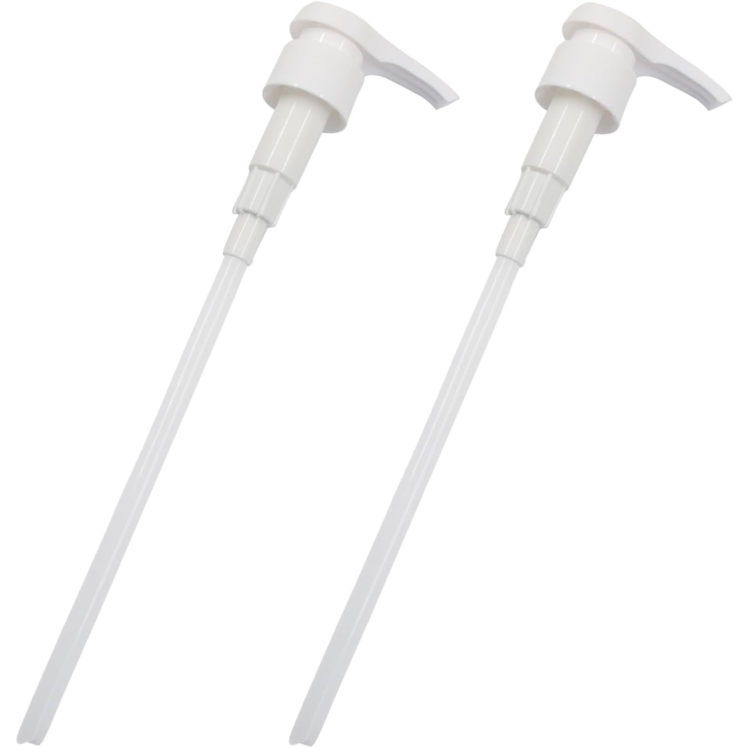 TEMU Pumpička na Šampon a Kondicionér (Balení 2 ks) - Bílá Náhradní Dávkovač pro Lahve 1 Litr/ 33,8oz, Zamykatelný Víčko s Pumpičkou, Profesionální