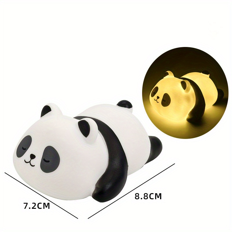 TEMU Cute Cartoon Panda Led Night Light, Bedroom Night Light, Bedside Table Decoration Night Light