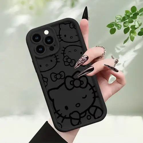 black phone case with brat pattern uv printed pattern phone soft case thickened 360 degree full protection drop protection and shock absorption, suitable for iphone 11 12 mini 13 pro black phone case with brat pattern uv printed pattern phone soft case thickened 360 degree full protection drop protection and shock absorption, suitable for iphone 11 12 mini 13 pro