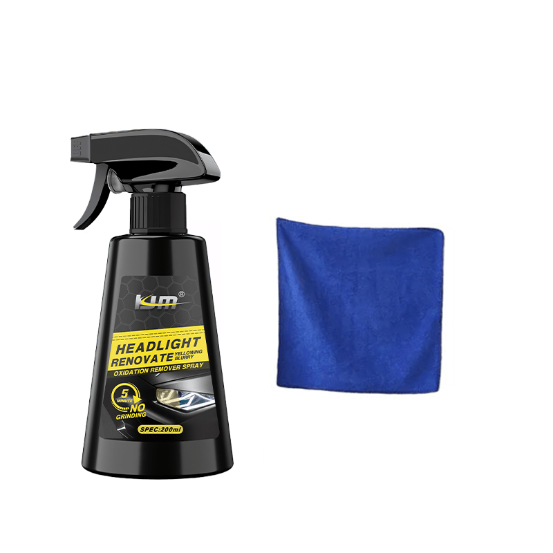 TEMU 6.76oz Car Headlight - Foggy Headlight Restoration Kit With Ceramic Uv Coating, No-sanding Oxidation Remover, Must-have Car Detailing Accessory