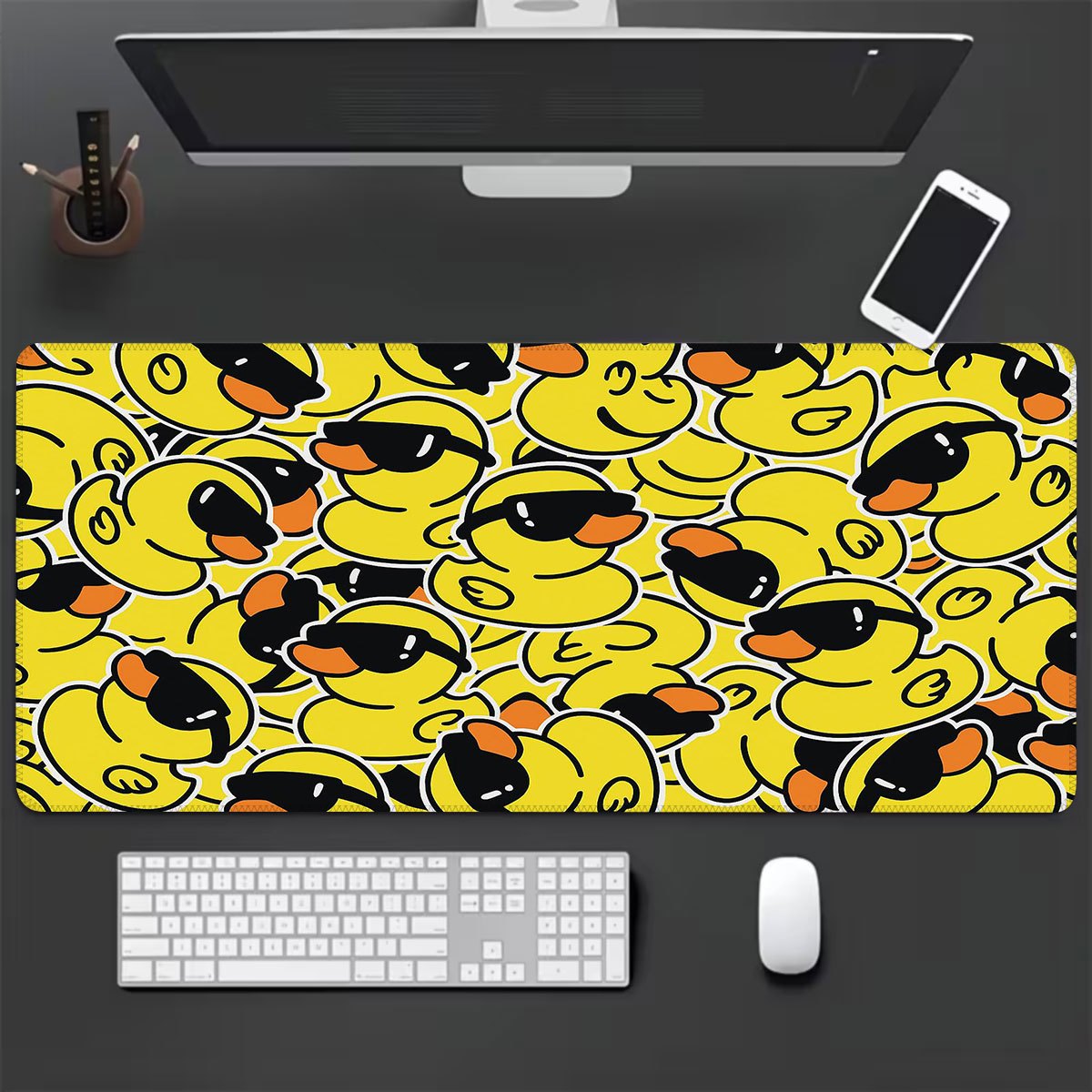 cool desk mats sold on Temu United States