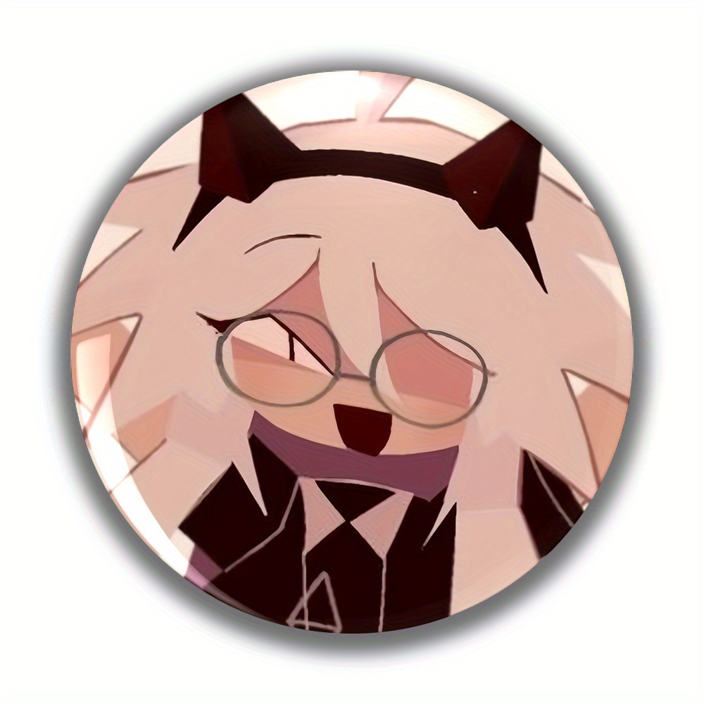 TEMU Latest Model, 1pc, Trendy, Anime Cartoon Stylish Brooch - A Gorgeous Round Badge/pin - Unisex - A Fun Gift Suitable For , Family, And