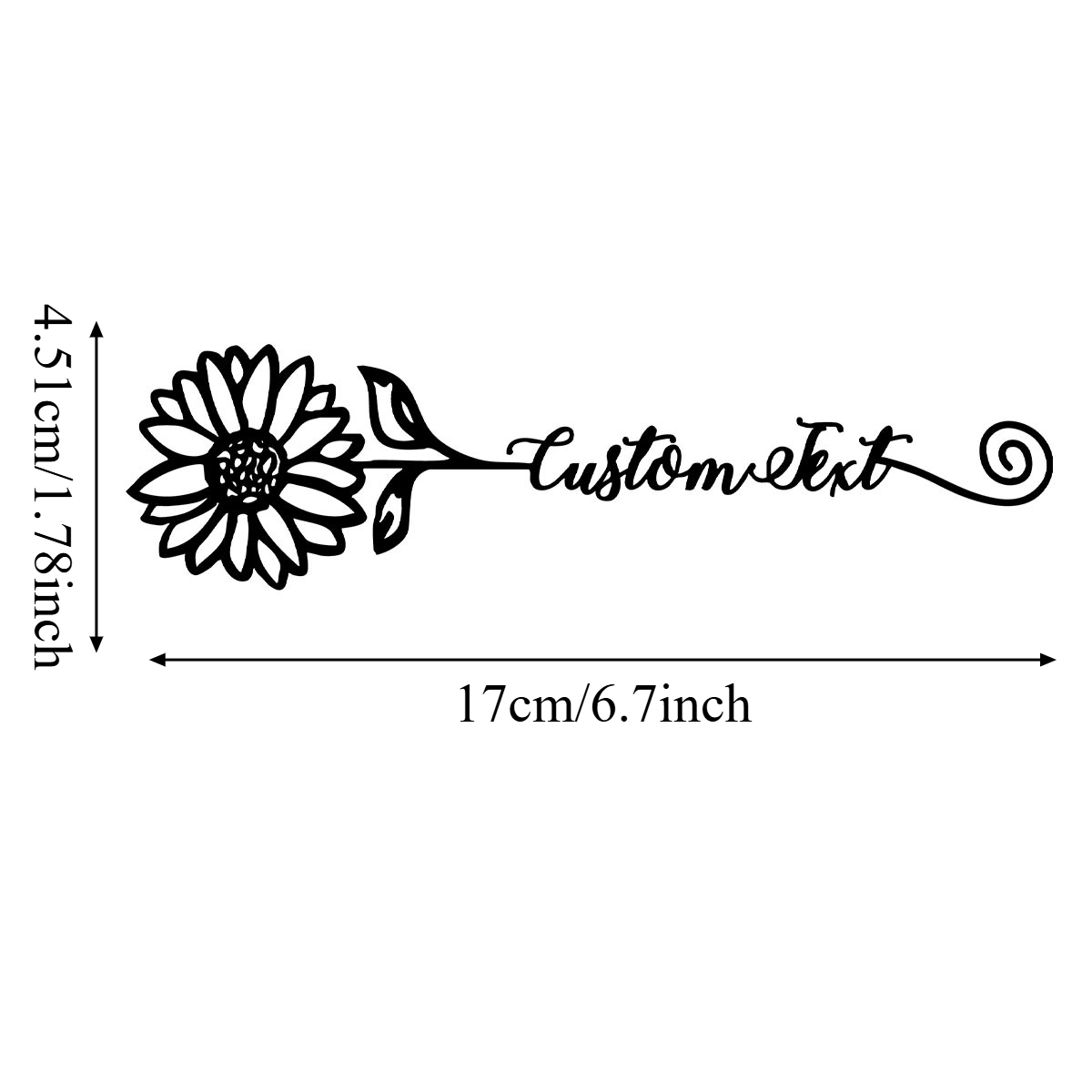 TEMU Custom-made Wrought-iron Daisy Bookmark With A Personalized Name—a Unique Thank-you Gift For Teachers, Back-to- And Book Lovers