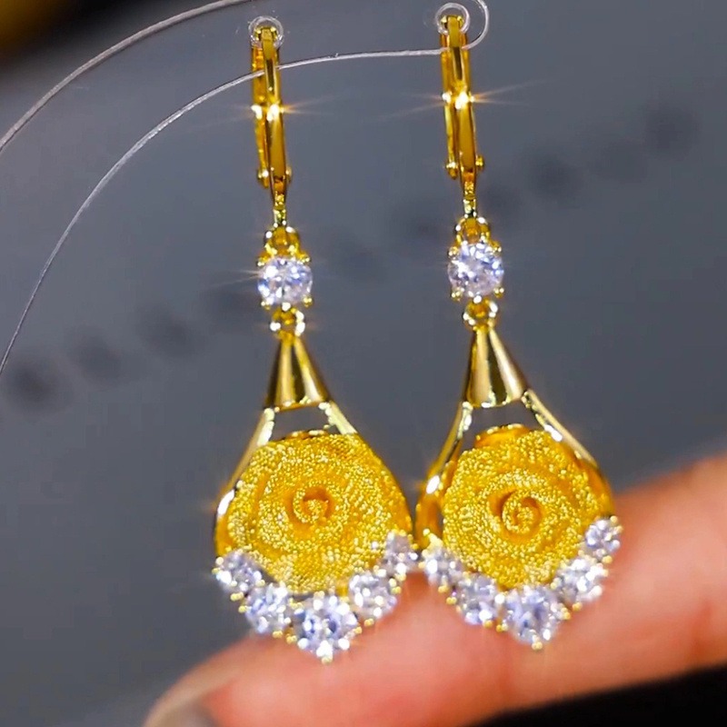 TEMU 1pair Elegant Pendant Women's Earrings , Daily And Party Jewelry, Suitable For Birthdays, Anniversaries, And Special Occasions As Seasonal Gifts