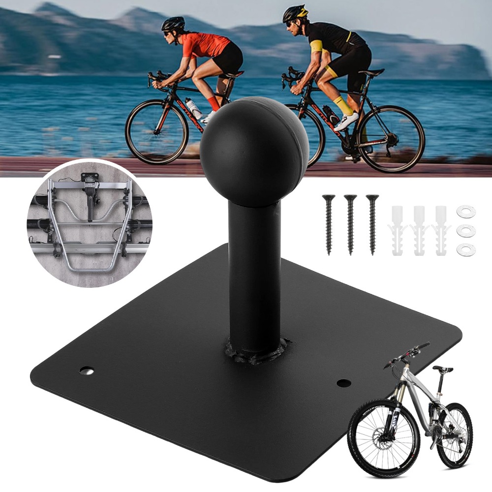 Image of Bicycle Metal Bracket Ornament Wall-mounted Bike Holder With Reinforced Load-bearing Performance, Sturdy Anti-sway Structure, Practical Storage Model For Indoor Bike Display And Space