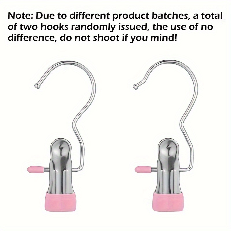 10pcs stainless steel clothes hangers with hooks laundry clothes pegs portable hanging clothes clips closet organizer hangers household laundry accessories details 5