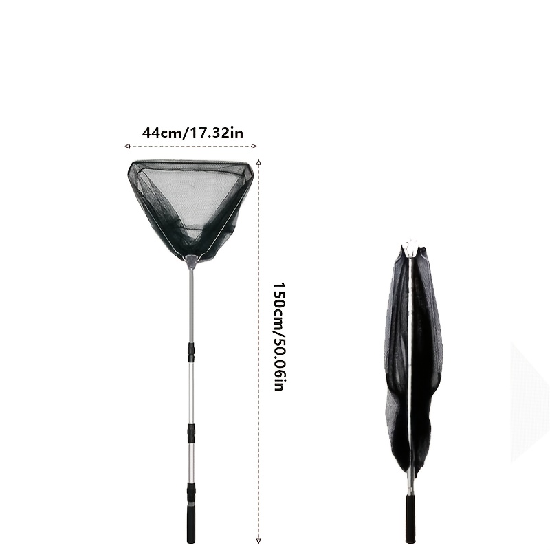 Durable And Sturdy, Of Bearing Up To 330.69 Lb! Stainless Steel Telescopic , Adjustable Length, Foldable- Suitable Freshwater And Saltwater Fisheries, Lightweight And Durable, Portable Foldable Pond