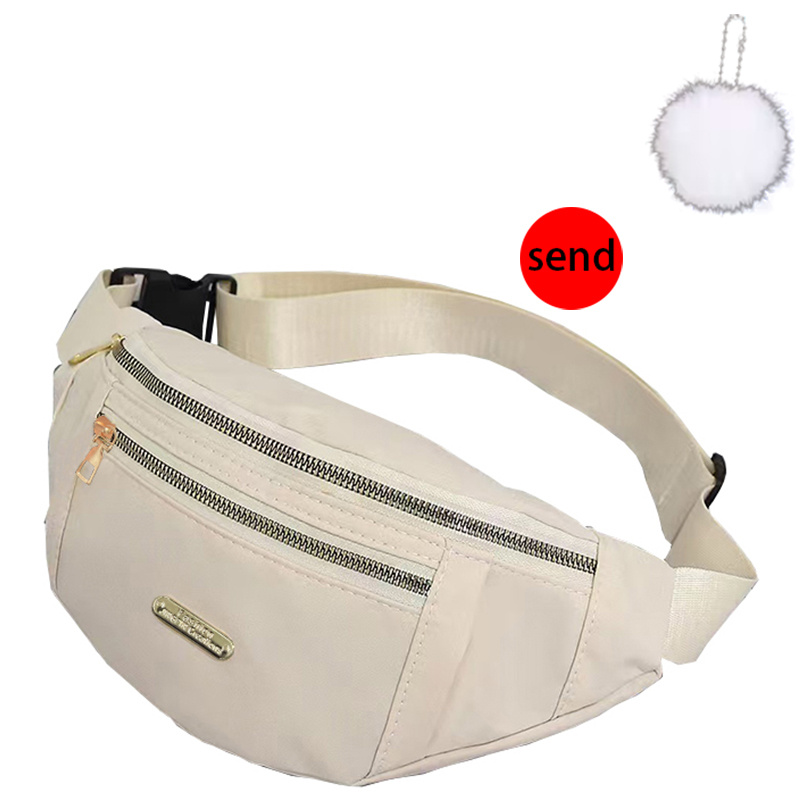 TEMU Fashionable And Casual Waist Bag -2pcs [1 Bag+1 Ball] Spring And Summer Men's And Women' Shoulder Crossbody Bag, Multi-functional Chest Bag,