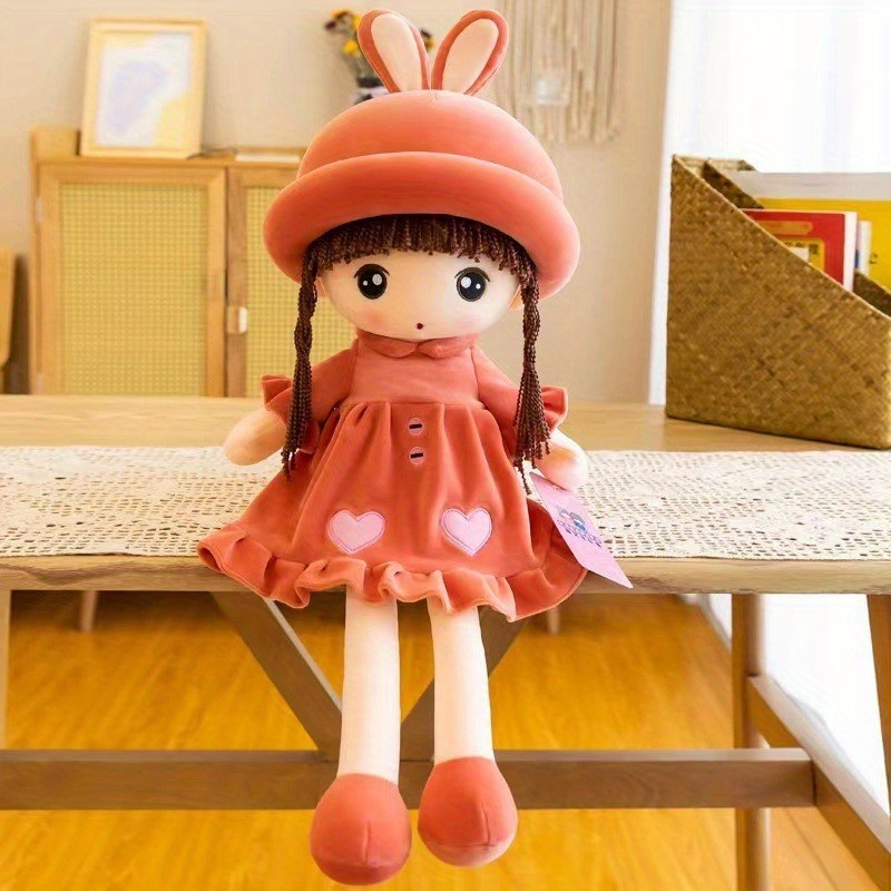 TEMU Soft And Cute Rabbit Plush Toys For Children's Princess Dolls, Sweetheart Dolls, And Birthday Gifts For Girls