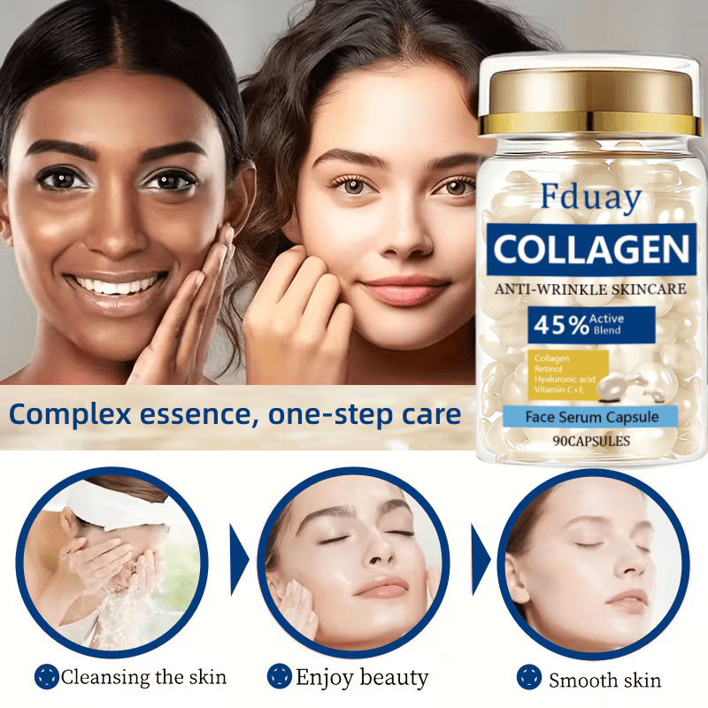 1 buc/2 buc Hidrateți rapid cu această cremă, fuziune de colagen și retinol, îmbogățită cu acid hialuronic și vitamina C pentru hidratare și nutrienți imediat, promovând o piele mai fermă și mai moale