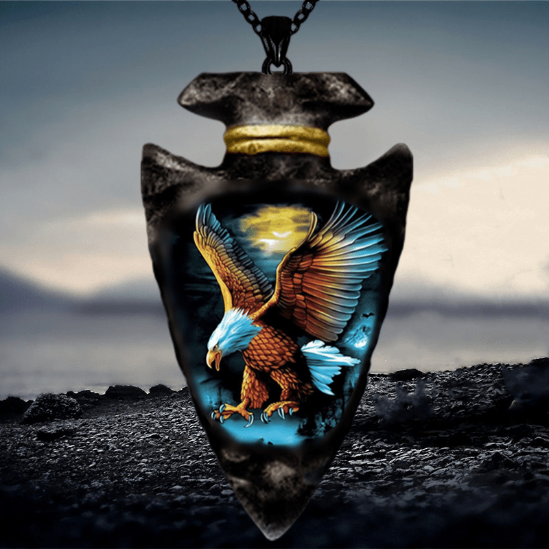 

1pc Accessories, Totem Eagle Pendant, Eagle Necklace For Men Christmas