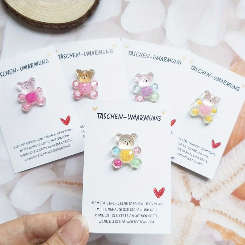 Sorgenbär In Einer Box – Mini-Bär Mit Inspirierender Karte Als Motivationsgeschenk