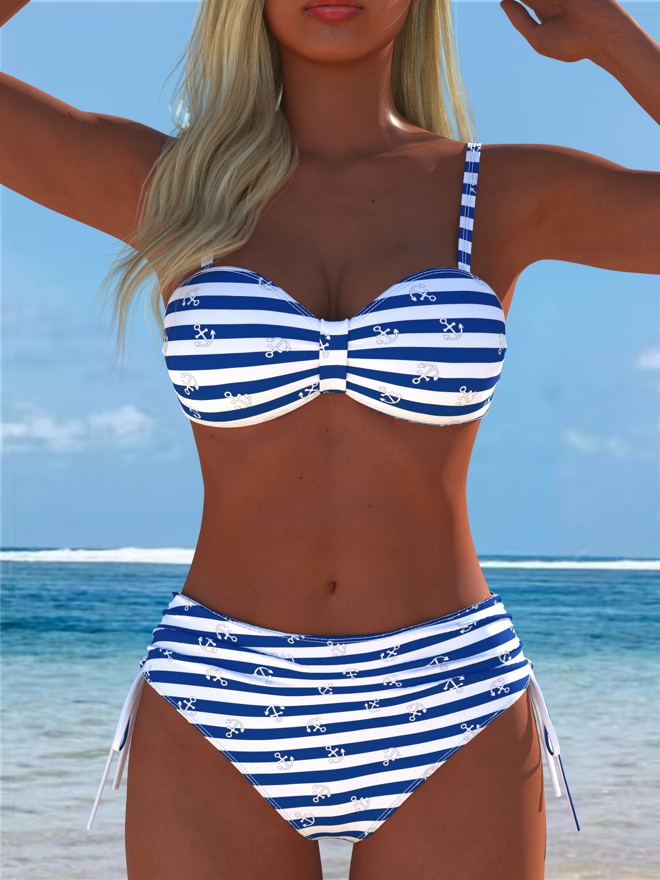 blue dress for baby girl Women's 2 pieces swimming suit long sleeve sun protection shirts