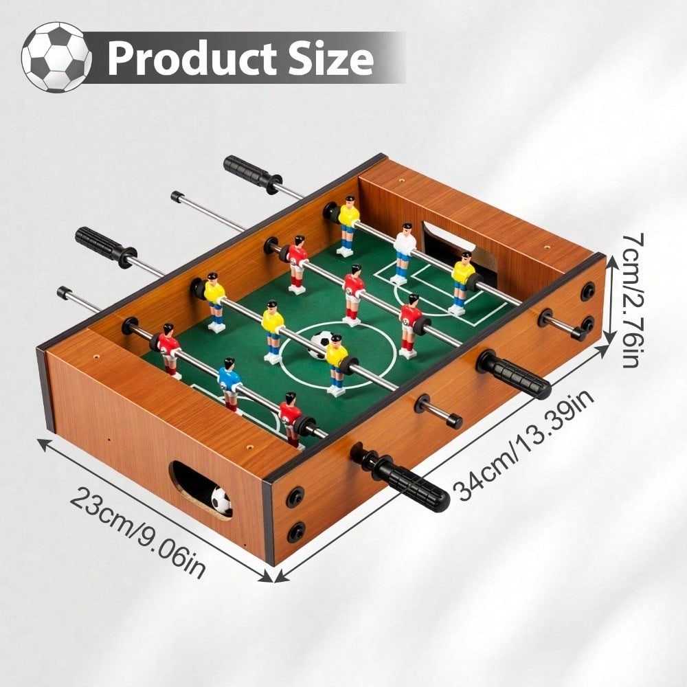 Mini Wooden Table Football Game, Family Fun