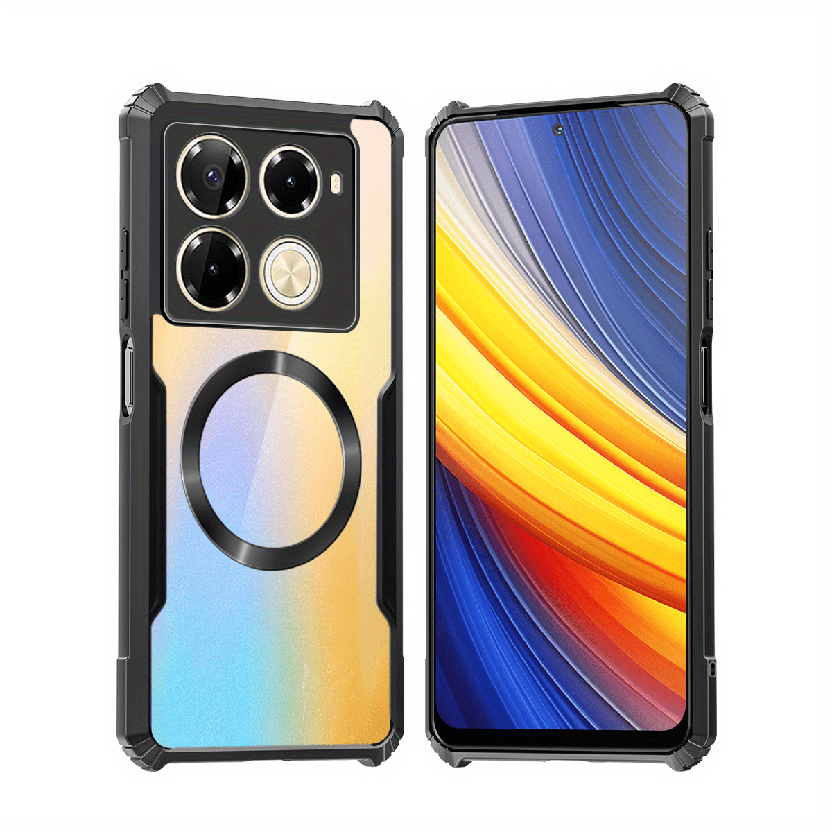 TEMU Funda para Teléfono - Funda diseñada para Infinix Note 40 Pro 4G/5G y Note 40 5G, con atracción magnética, material a prueba de golpes y trasera