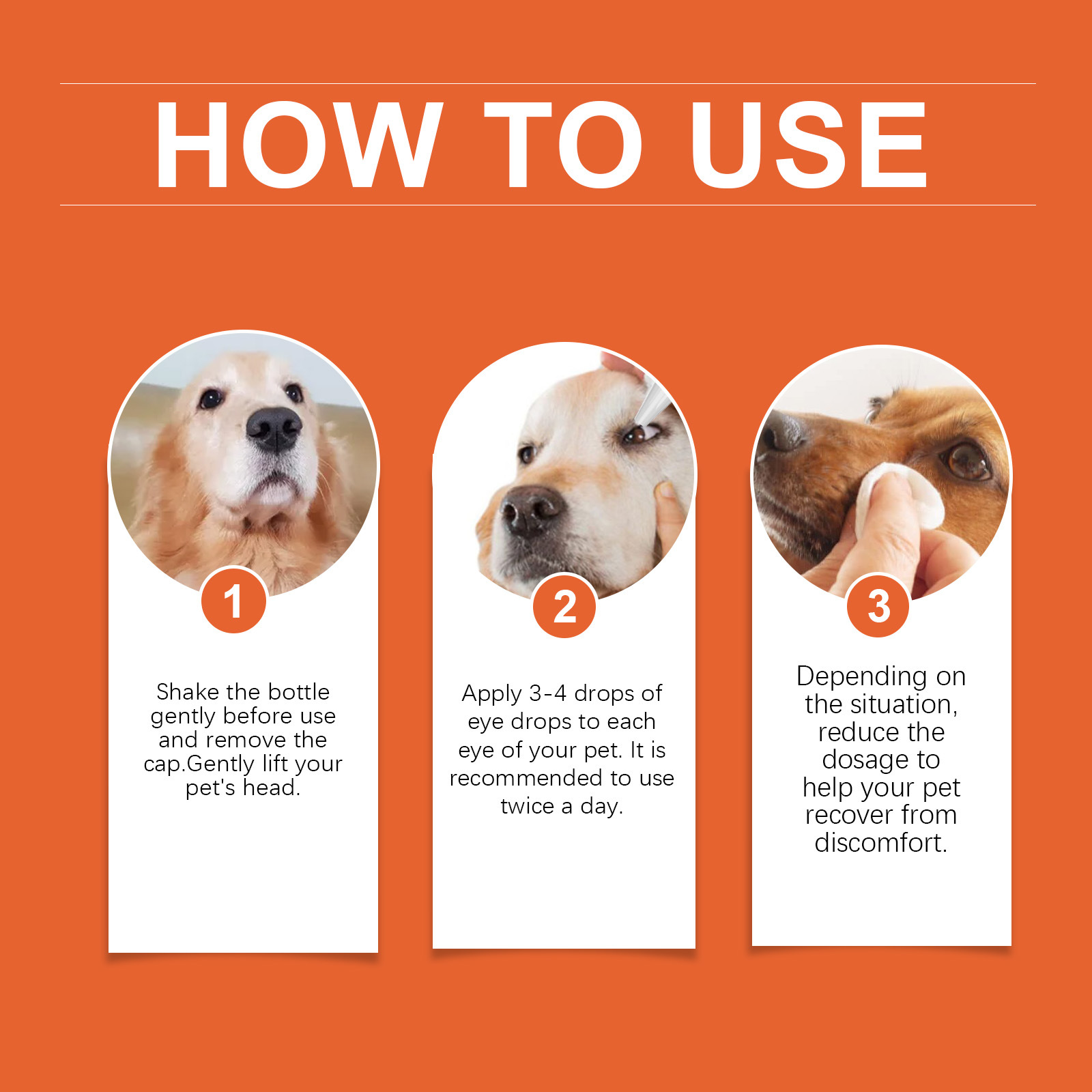 Yegbong Advanced Eye Drops for Dogs, 10ml/0.34fl.oz, Promotes Eye Clarity, Premium Pet Eye Care Solution, Effective Eye Health Support for Canine, High - Quality Dog Eye Drops for Global Pet Owners
