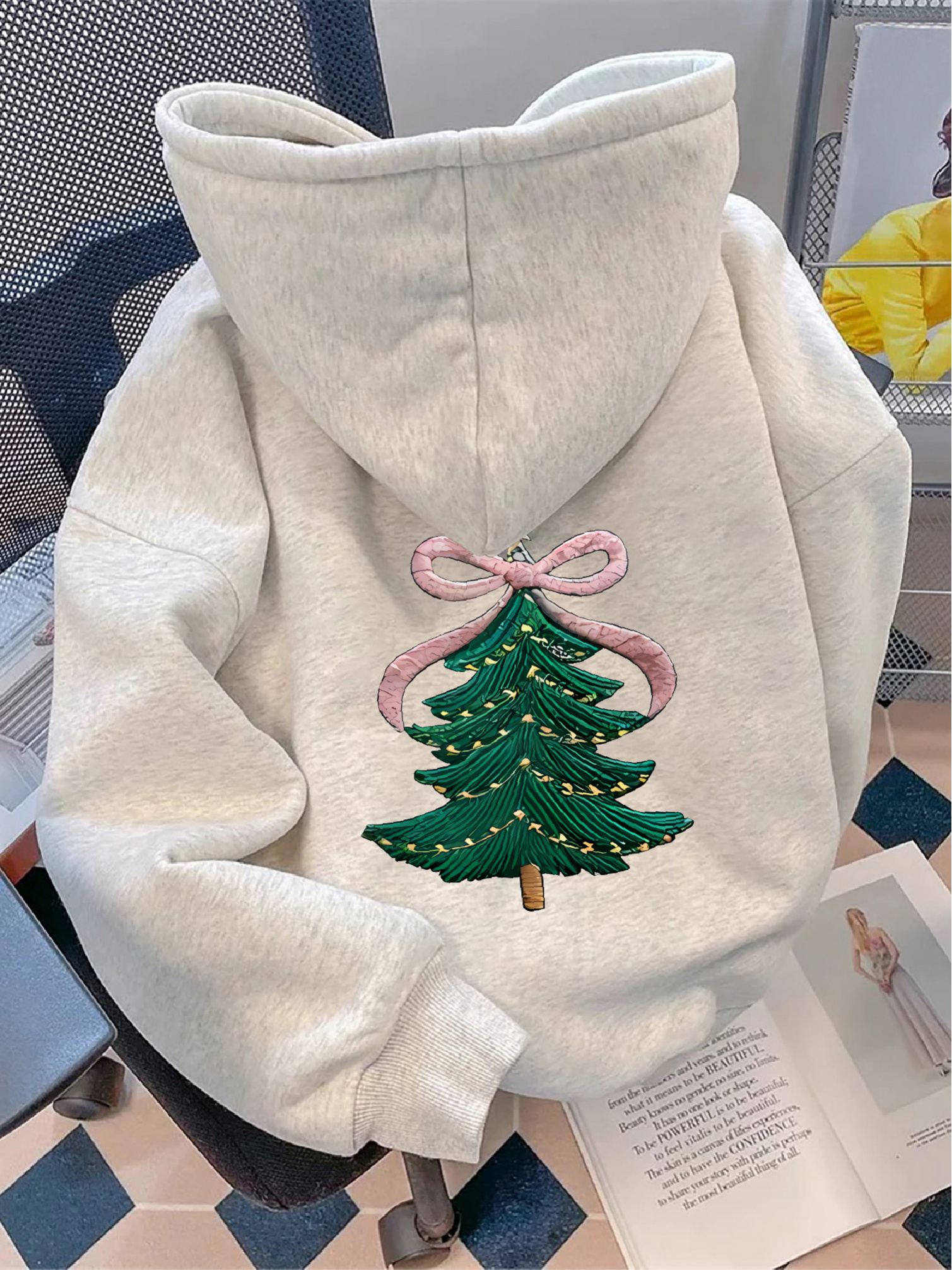 Festlicher Weihnachtspullover Damen – Weiche Strickjacke Mit V-Ausschnitt, Rentier-Motiv, Für Weihnachtsfeier & Familienfest, Kurz Oder Lang