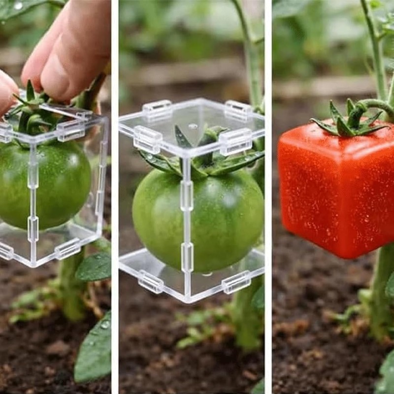 fruit shaping molds for cultivating unique     shaped fruits and vegetables creative fruit shaper reusable transparent plastic plant shaper Product details 4