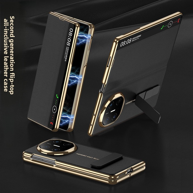 TEMU Phone Case - Compatible X6, This Upgraded Second-generation Flip Leather Case Features A Rotating Stand. It Full-frame Protection And Makes For