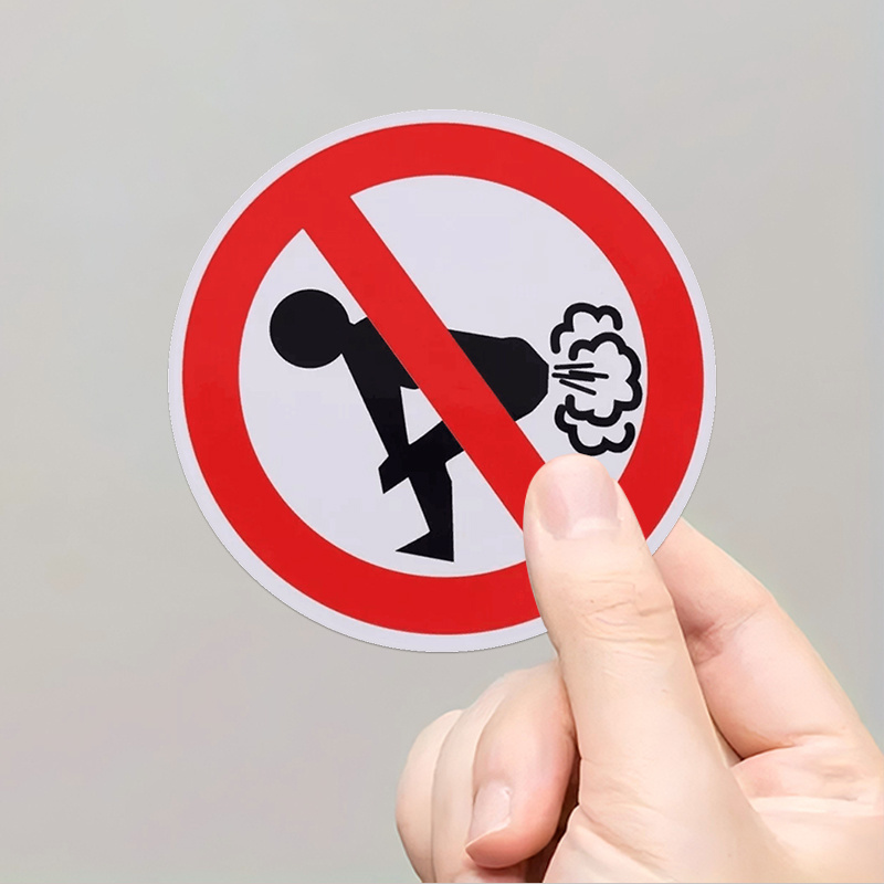 

Funny "no Farting" Vinyl Automobile Sticker- Exterior Sticker