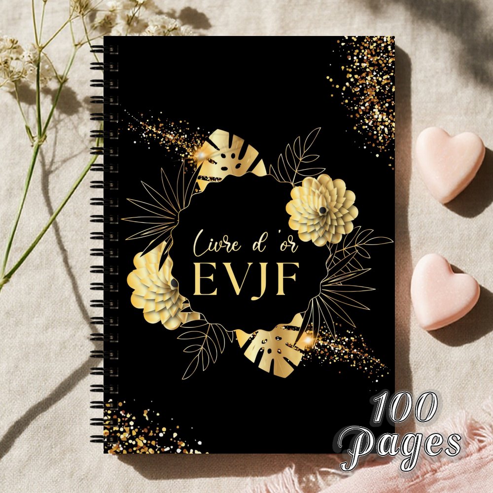 TEMU Carnet de Fiançailles, 'Or, Journal Souvenir Unique pour Mariée, Cadeau pour
