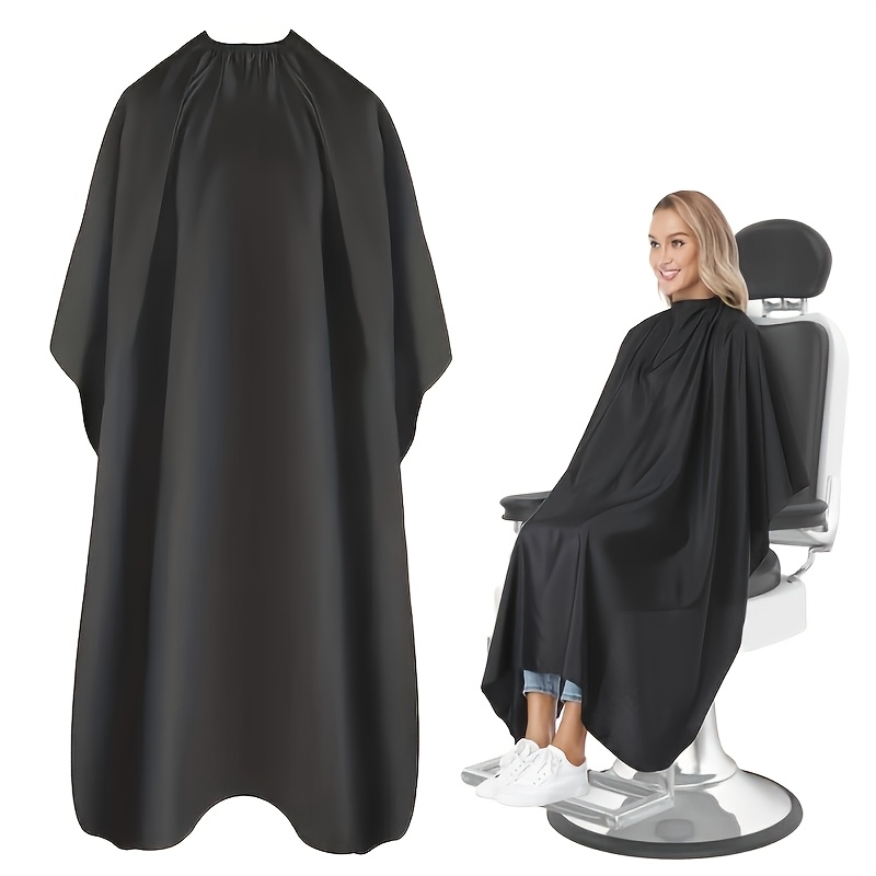 1 3pcs luxury professional hair styling aprons adjustable   design durable easy to clean polyester large size salon shaggy cloak adult length breathable quick dry comfortable for styling easy to clean lightweight Product details 1