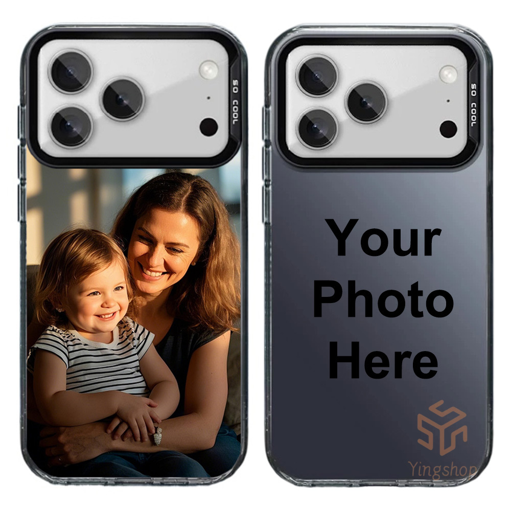 Image of Phone Case - Personalized Phone Case With Custom Photo - A Stylish And Minimalist Protective Cover For Iphone 17, 16, 15, 14, 13, 12, And 11 Pro Max/plus. Shockproof And Anti-impact